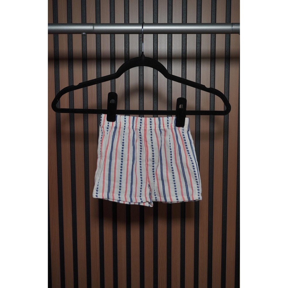 Cat & Jack Baby Boys Red White Blue Patriotic Star Striped Shorts 6-9 Months